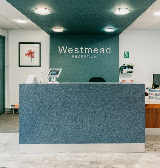 Our team will welcome you and your visitors to Westmead House in our professional reception area