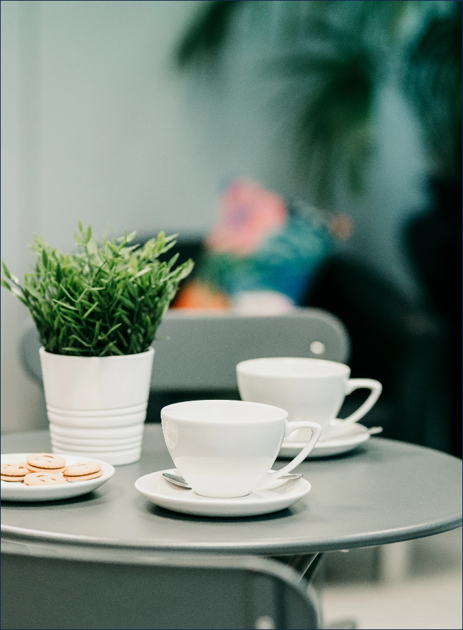 Take a break and relax with a coffee at Westmead House